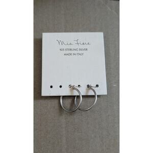 Mia Fiore 925 Sterling Silver Hoop Earrings